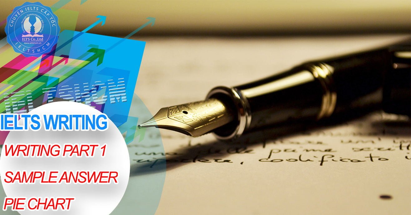 IELTS Writing: Bài mẫu Writing Task 1 (AC) - Pie chart